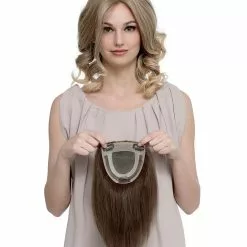 Toppiece 3001 | Monofilament Human Hair Wiglets By Louis Ferre