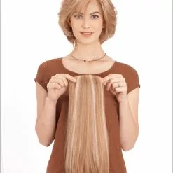 Toppiece 3003 | Monofilament Human Hair Wiglets By Louis Ferre