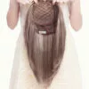 Toppiece 5002 | 3/4 Monofilament Human Hair Wig By Louis Ferre Headband, 3/4 Wigs