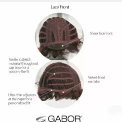 Au Naturel | Lace Front Synthetic Wig By Gabor