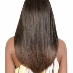 KLP Ebony | Lace Part Synthetic Hair Wig By Motown Tress