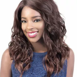 Wigs For Black Women SL Krita | Lace Front Synthetic Wig By Motown Tress