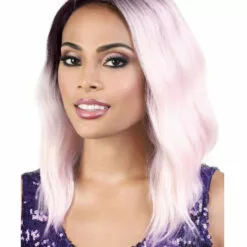 LDP-Curve3 | Lace Front & Lace Part Synthetic Wig By Motown Tress