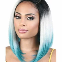 Wigs For Black Women LDP-Curve2 | Lace Front & Lace Part Synthetic Wig By Motown Tress