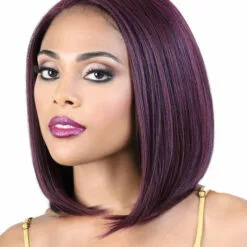 LDP-Curve1 | Lace Front & Lace Part Synthetic Wig By Motown Tress