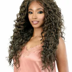 LS137 Air | Lace Front Synthetic Wig By Motown Tress Wigs For Black Women