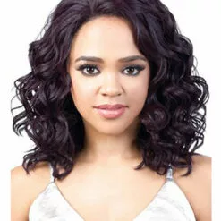 HBL Joya | Lace Front Human Hair Blend Wig By Motown Tress