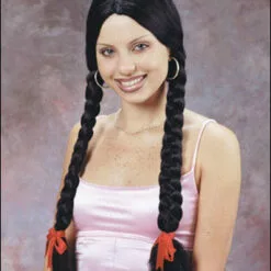 Indian Girl / Braided Girl By New Look Costume Wigs