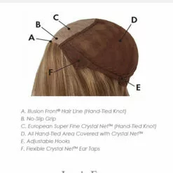 NRC002HM Petite/Average | Monofilament Human Hair Wig By Louis Ferre Wigs For Cancer Patients