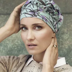 Best Wig Outlet Azure Printed Turban Headwear