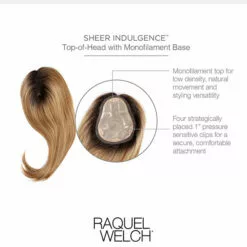 Go All Out 16 Inch | Monofilament Synthetic Hair Toppers By Raquel Welch