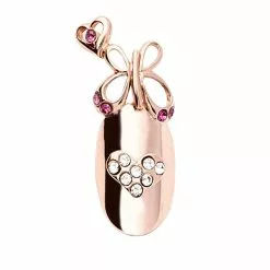Stephen Nail Jewelry Butterfly (Medium Pink Gold)