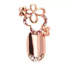 Stephen Nail Jewelry Clover (Medium-Pink Gold)