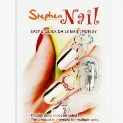 Stephen Nail Jewelry Flower (Small-Silver)