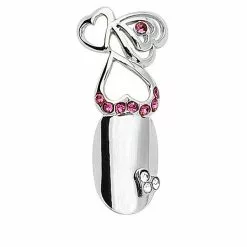 Stephen Nail Jewelry Triple Hearts (Small-Silver)