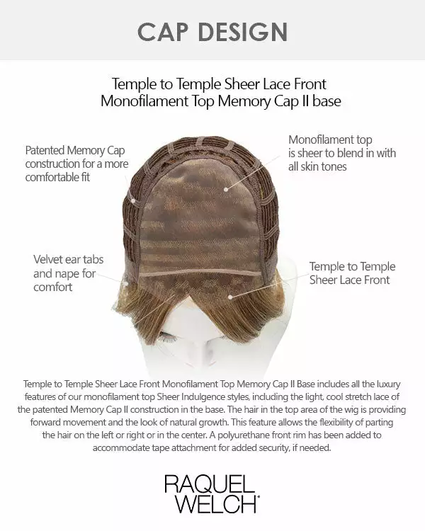 Wigs For Women Spotlight-Large | Lace Front & Monofilament Synthetic Wig By Raquel Welch