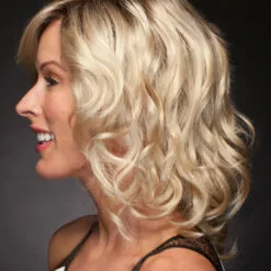 Wigs For Women Mia | Lace Front & Monofilament Part Synthetic Wig By TressAllure