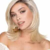 Wigs For Women Feathered Bob | Lace Front & Monofilament Top Synthetic Wig By TressAllure