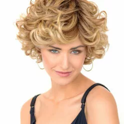 Soft Curl | Lace Front & Monofilament Top Synthetic Wig By TressAllure Wigs For Women