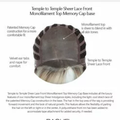 Simmer | Lace Front & Monofilament Top Synthetic Wig By Raquel Welch