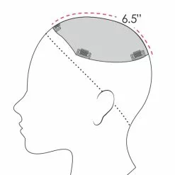 8~12 Inch Top Form 6-8 Inch (Exclusive) | Monofilament Remy Human Hair Toppers By Jon Renau