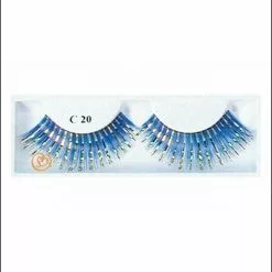 Best Wig Outlet C20 Eyelashes (Blue/Gold)