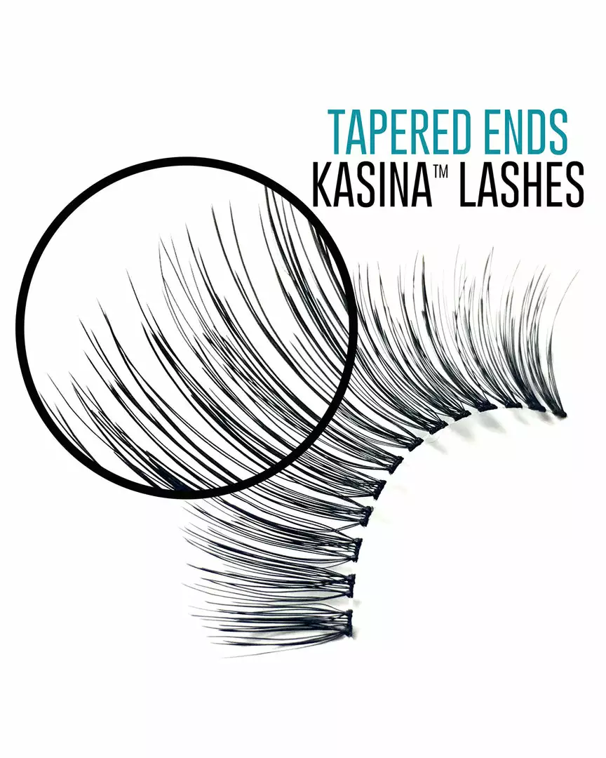 Tapered Ends Eyelashes #62 By Kasina Professional