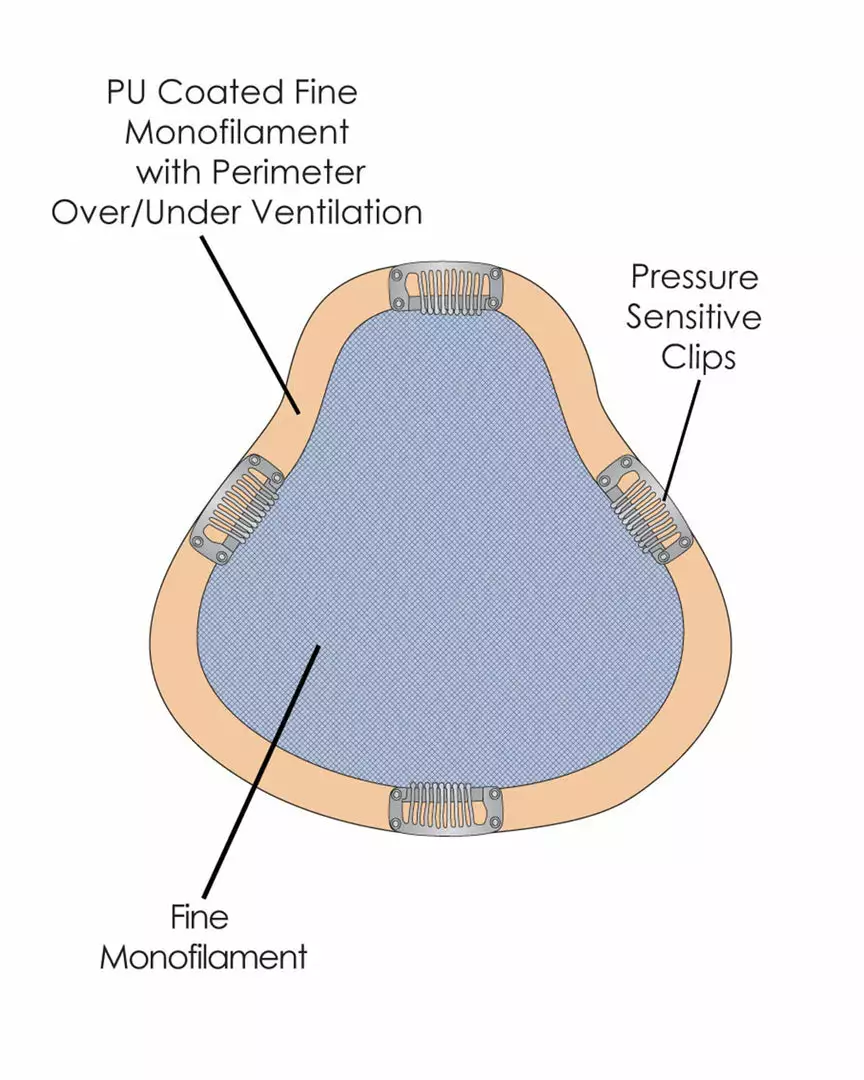 EasiPart HH XL 12 Inch (Exclusive) | Remy Human Hair Clip-in Crown Volumizer Toppers By Jon Renau