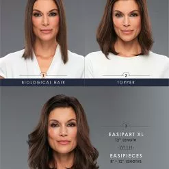 EasiPieces 12 Inch Length X 6 Inch Width (1pc) | Remy Human Hair Piece By Jon Renau